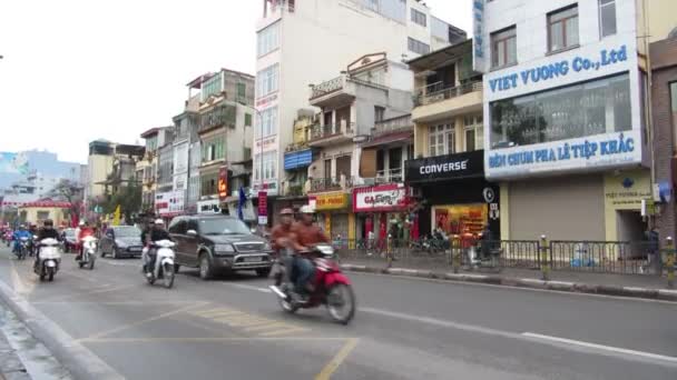 Chi Minh City Vietnam February Февраля 2013 Люди Которые Ездят — стоковое видео