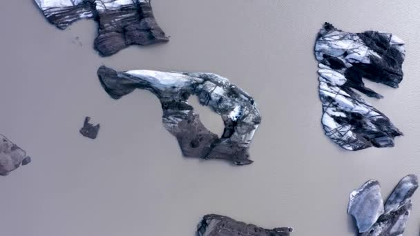 플로팅 빙산의 슬로우 아이슬란드 — 비디오