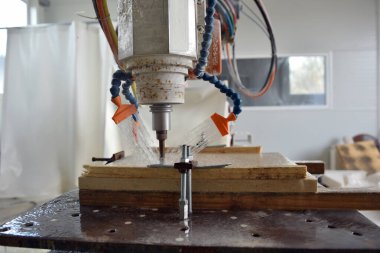 Üç boyutlu robotik yardım değirmenciliği taş heykel