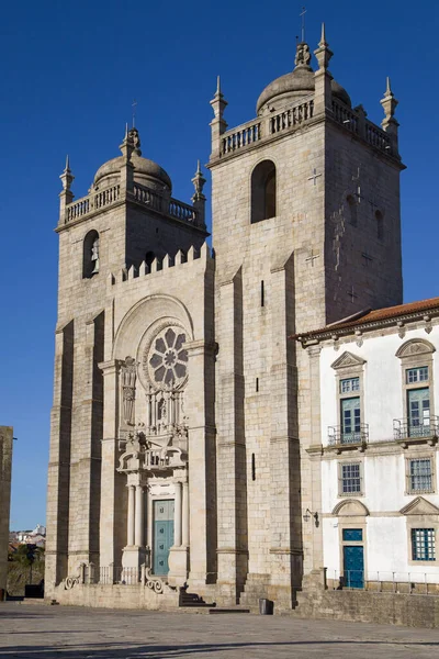 Porto Cathedral Porto Portugal — стокове фото