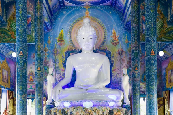 Grande Buddha Del Tempio Blu Chiang Rai Thailandia — Foto Stock