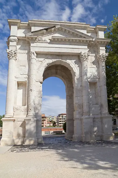 stock image Arco dei Gavi in Verona, Italy.