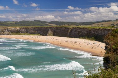 Langre Sahili, Cantabria, İspanya.