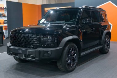 Barselona, İspanya - 18 Mayıs 2025: ICH-X K3, İspanya 'nın Barselona şehrindeki Otomobil Barselona 2025' te sergileniyor.