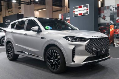 Barcelona, İspanya - 18 Mayıs 2025: Sportequipe 7 GTW İspanya 'nın Barselona şehrindeki Automobile Barcelona 2025' de sergilenmektedir.