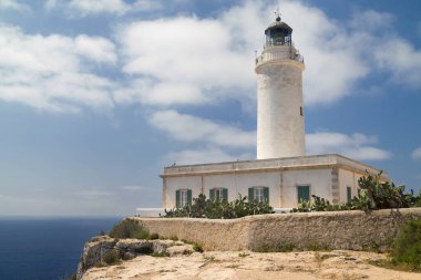La Mola Deniz Feneri Akdeniz, Formentera, Balear Adaları, İspanya.