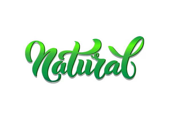 Natural Logo Vector Image Food Labels Emblems Packaging Healthy Food — Stock Vector
