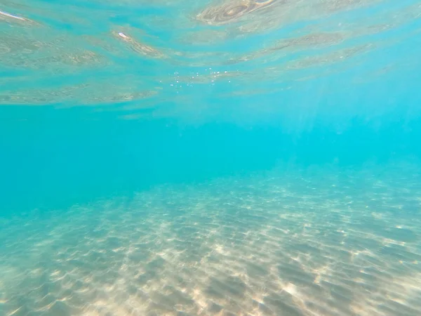 Kumlu Deniz Dibi Deniz Yaşamı Sualtı Geçmişi Temiz — Stok fotoğraf