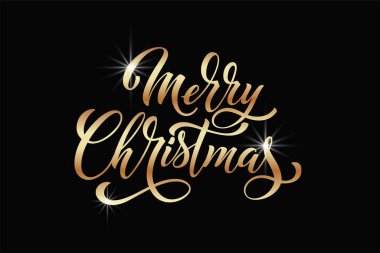 Mutlu Noeller ve mutlu yıllar el yazısı kaligrafisi. Vektör tatil illüstrasyon elemanı. Tebrik etmek için tipografik öge.