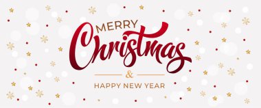 Mutlu Noeller ve mutlu yıllar el yazısı kaligrafisi. Vektör tatil illüstrasyon elemanı. Tebrik etmek için tipografik öge.
