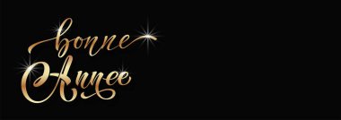 Joyeux Noel ve Bonee Anne. Fransızca selamlarla dolu mutlu noel kartı şablonları. El çizimi harfler. Mutlu Noeller kartı tasarımı için tipografik metin içeren premium vektör çizimi