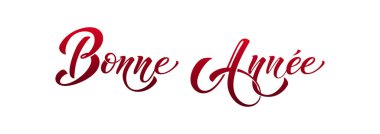 Joyeux Noel ve Bonee Anne. Fransızca selamlarla dolu mutlu noel kartı şablonları. El çizimi harfler. Mutlu Noeller kartı tasarımı için tipografik metin içeren premium vektör çizimi