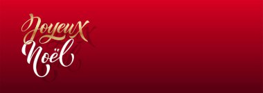 Joyeux Noel ve Bonee Anne. Fransızca selamlarla dolu mutlu noel kartı şablonları. El çizimi harfler. Mutlu Noeller kartı tasarımı için tipografik metin içeren premium vektör çizimi