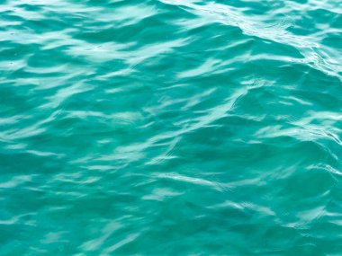 Turkuaz su dokusu, yaz konsepti..