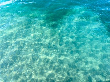 Mavi, sakin su dokusu. Arkaplan suyu