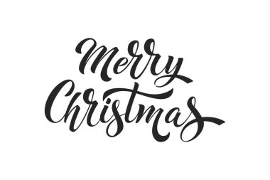 Mutlu Noeller ve mutlu yıllar el yazısı kaligrafisi. Vektör tatil illüstrasyon ögesi.