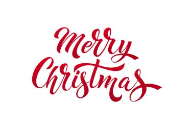 Mutlu Noeller ve mutlu yıllar el yazısı kaligrafisi. Vektör tatil illüstrasyon ögesi.