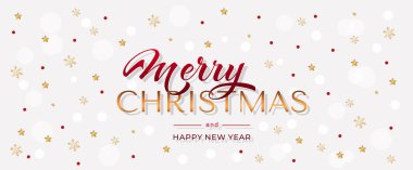 Mutlu Noeller ve mutlu yıllar el yazısı kaligrafisi. Vektör tatil illüstrasyon ögesi.