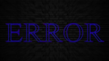 Ölümcül hata iletisi tekrarlanıyor, Hata Sistemi hatası. Bilgisayar virüsü. Hacker saldırısı. Sayfa bulunamadı. Sistem arızası. Bilgi Teknolojisi. Sinyal yok. Kritik hata mesajı. 404