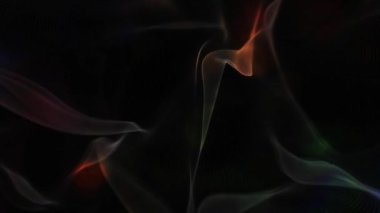 Gökkuşağı dumanı bulutu. Renk duman dokusu. Parlak mürekkep girdapları. Renkli gerçek dumanla soyut arka plan..