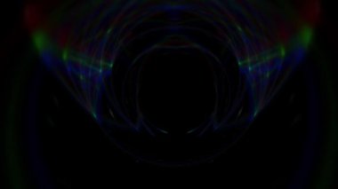 Portal soyut arka plan. Dijital ışık zaman portalı, soyut arkaplan. Yapay zeka tünel konsepti, sanal gerçeklik. Dijital portal renk elementi. Mavi enerjinin soyut parıltısı. Dönen halka ve enerji.