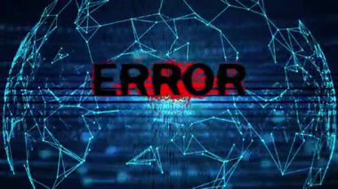 Siber güvenlik veri teknolojisi ağ geçmişi. Soyut. siber güvenlik