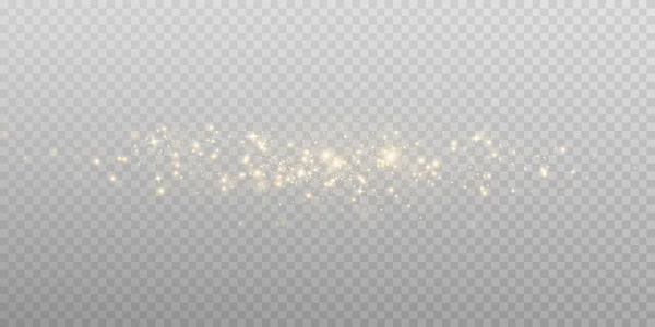 Golden Dust Light Png Эффект Световых Эффектов Боке Рождество Светящийся — стоковый вектор