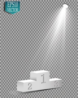 Vektör Spotlights. Sahne Işığı Efektleri Vektörü. Parlak ışık efekti.