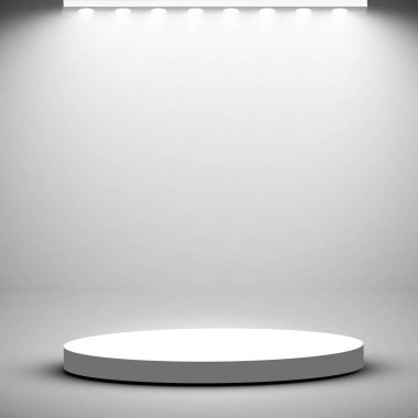 Vektör Spotlights. Sahne Işığı Efektleri Vektörü. Parlak ışık efekti.