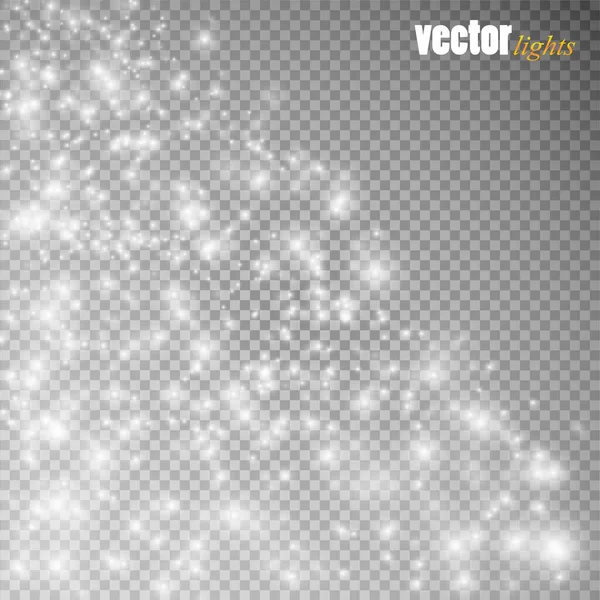 Efecto Luz Brillante Ilustración Vectorial Concepto Flash Navidad Eps — Vector de stock