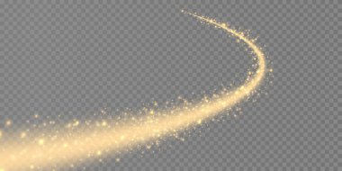 Büyüleyici ve güzel altın parıltılı bir patika. Sihir ve kutlamalarla ilgili konular için ideal.