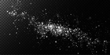 Büyüleyici bir ışıltı efekti, karanlık bir arka planda güzel bir şekilde sergilenen bir galaksiye benziyor.