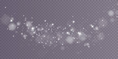 Büyüleyici ve büyüleyici bir ışıltı gösterisi. Bokeh ışık noktalarıyla harmanlanmış.