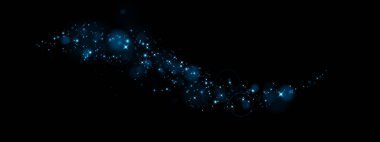 Parlak mavi kıvılcımlar karanlık bir arkaplanda dans ederek izleyicileri büyüleyen büyüleyici bir görsel etki yaratır.