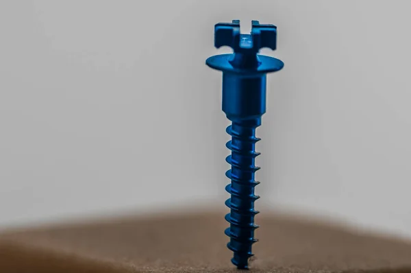 Titan Mini Implantat Schraube — Stockfoto