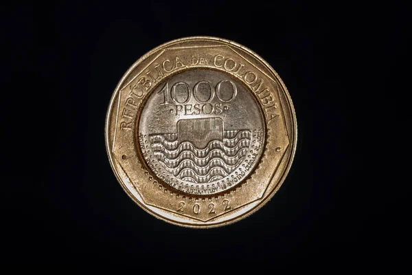1000 Kolumbianische Pesos Münze — Stockfoto