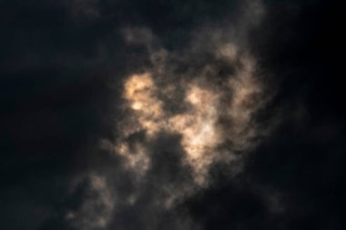 Kasvetli gece: Kara bulutlar arkaplan