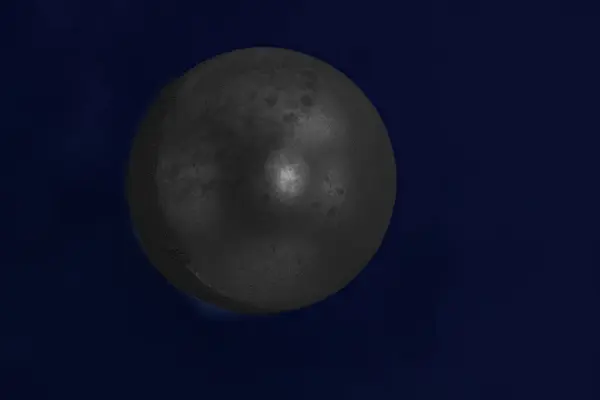 Metallic sphere isolated on black background