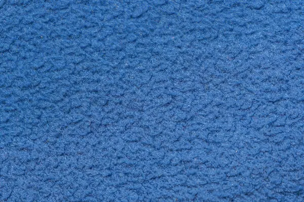 Blue Cotton Fabric Background Closeup Royalty Free Stock Images