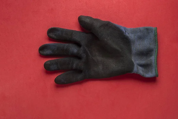 Black hand protection glove
