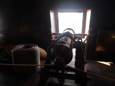 İspanyol kalyon topu donanma savaşının gücünü ve tarihini somutlaştırır..