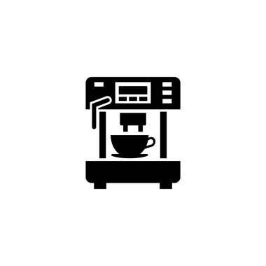 Kahve meraklıları için modern, minimalist espresso makinesi simgesi.