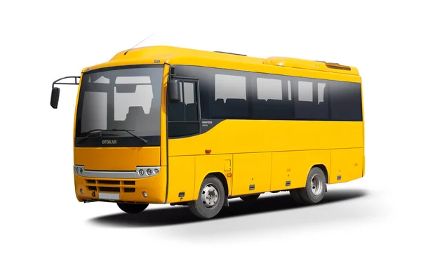 Otokar Navigo 165 버스는 배경에 고립되어 있었다 — 스톡 사진