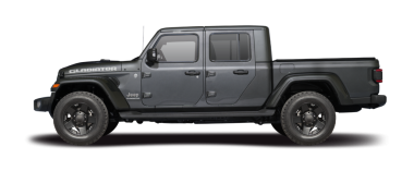 Jeep Gladyatör kamyoneti şeffaf arka planda izole edildi. PNG