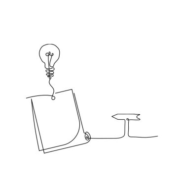 Kağıt atacı ve yönü arkaplan olarak beyaz üzerine çizgi çizimi olan soyut kağıt