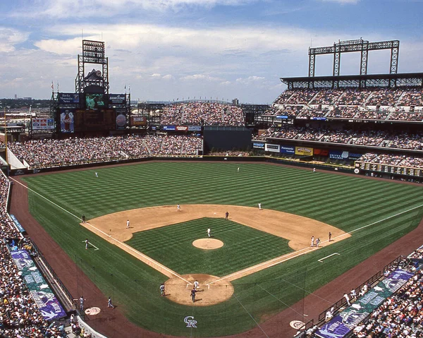 1990S Shot Coors Field Home Colorado Rockies Image Taken Color — Stock Photo, Image