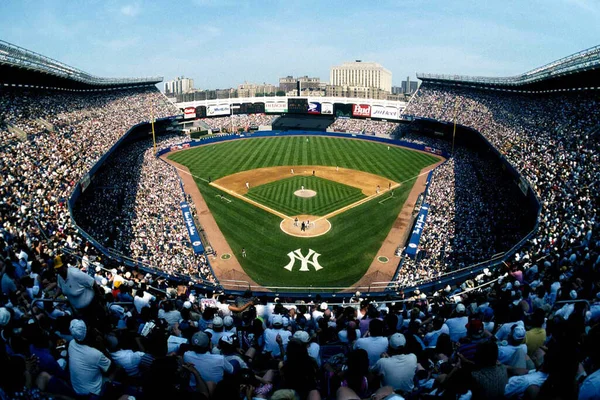 Vintage View Old Yankee Stadium Bronx New York — Stock fotografie