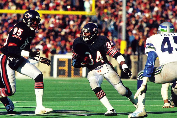 Chicago Bears Legend Walter Payton Nfl Action 1980S — Stock Photo, Image