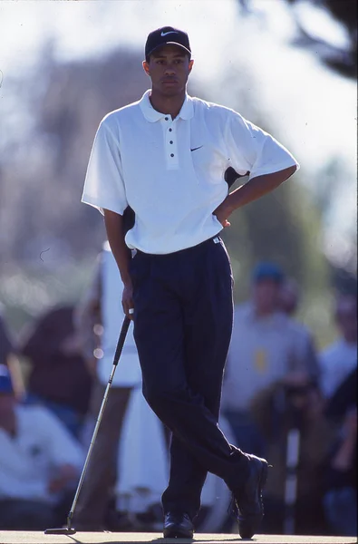 Tiger Woods Competing 1997 Mercedes Benz Open Costa — Stock Photo, Image
