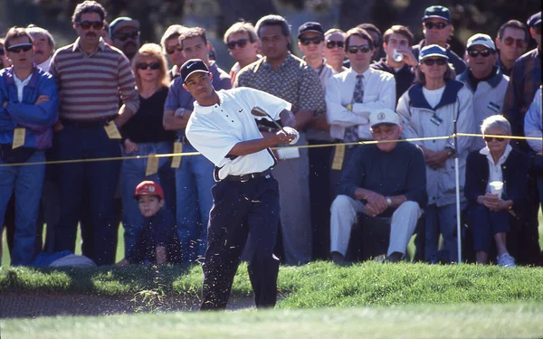 Tiger Woods Gara Nel 1997 Mercedes Benz Open Costa — Foto Stock